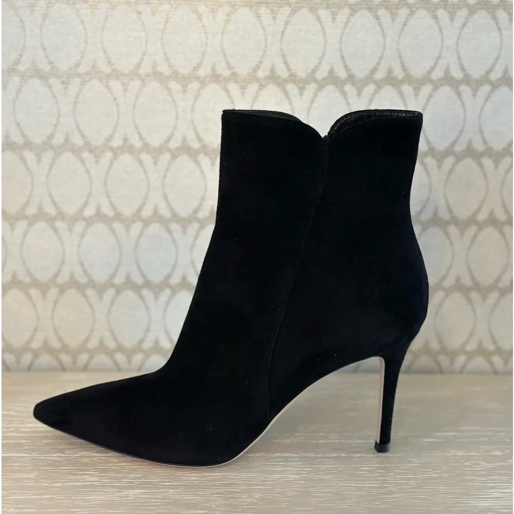 Gianvito Rossi Levy 85 Suede Boots from Italy - Picture 1 of 7